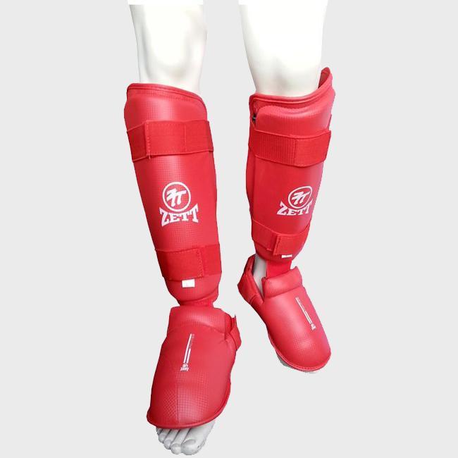Zett tournament karate shin and insteps, pair