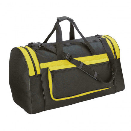 Zett Magnum sports bag in blue and yellow