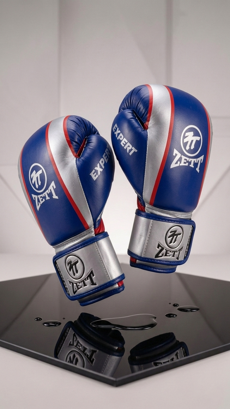 Zett Expert Kids V2 boxing gloves in blue