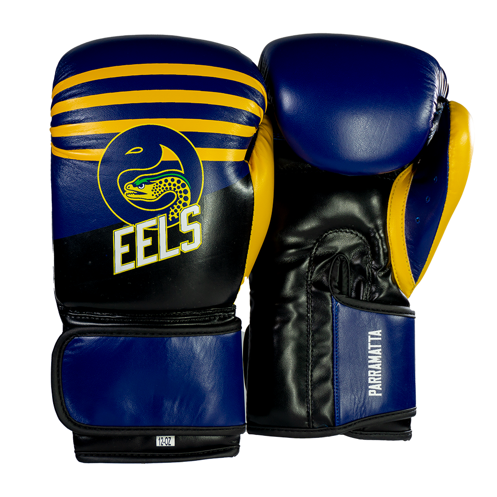 Zett Eels Edition boxing gloves, side view