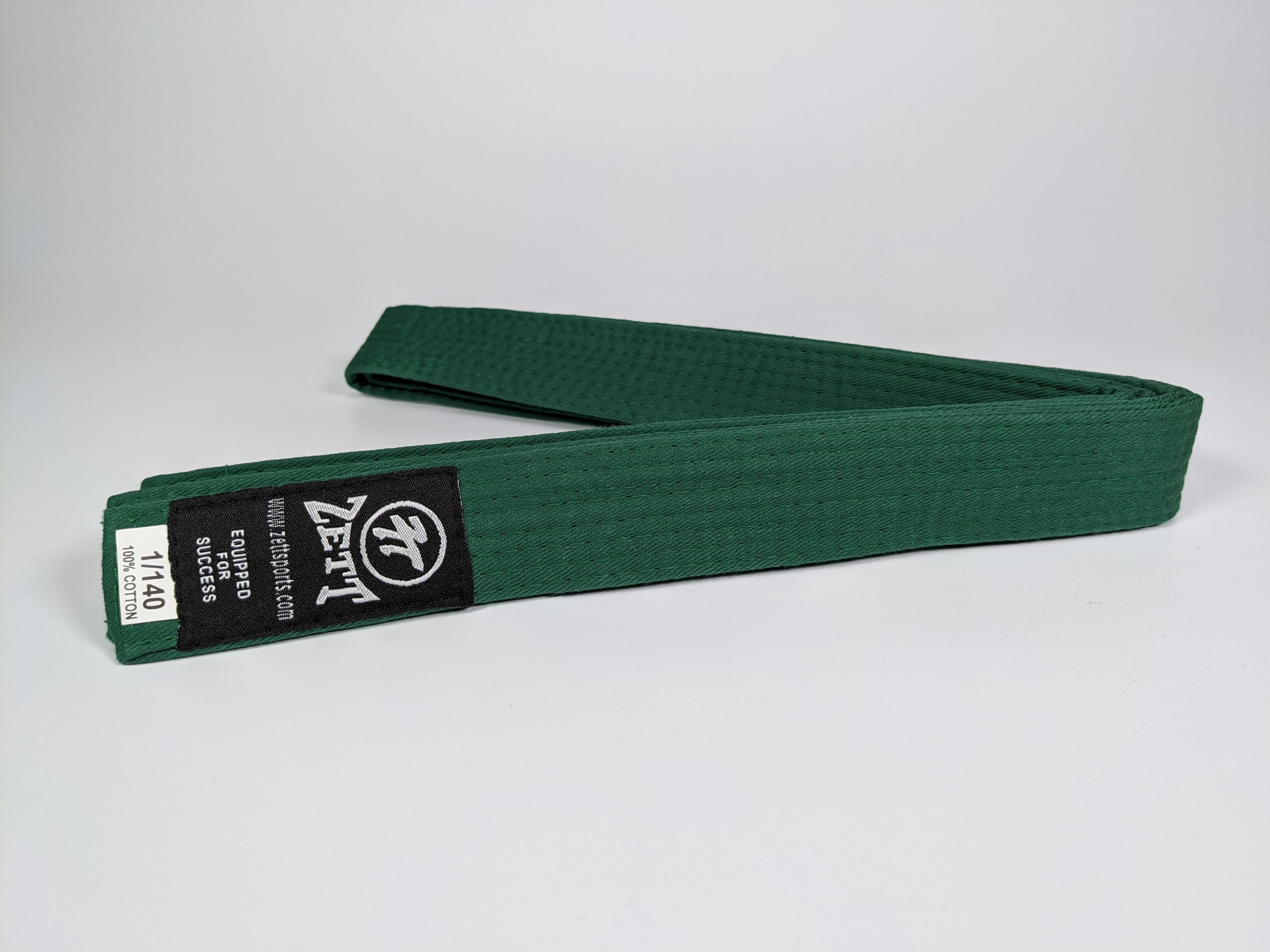 Zett full colour martial arts belt, view 5