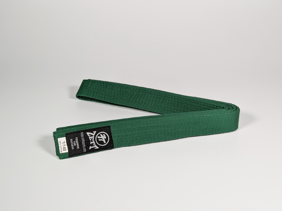 Zett full colour martial arts belt, view 14