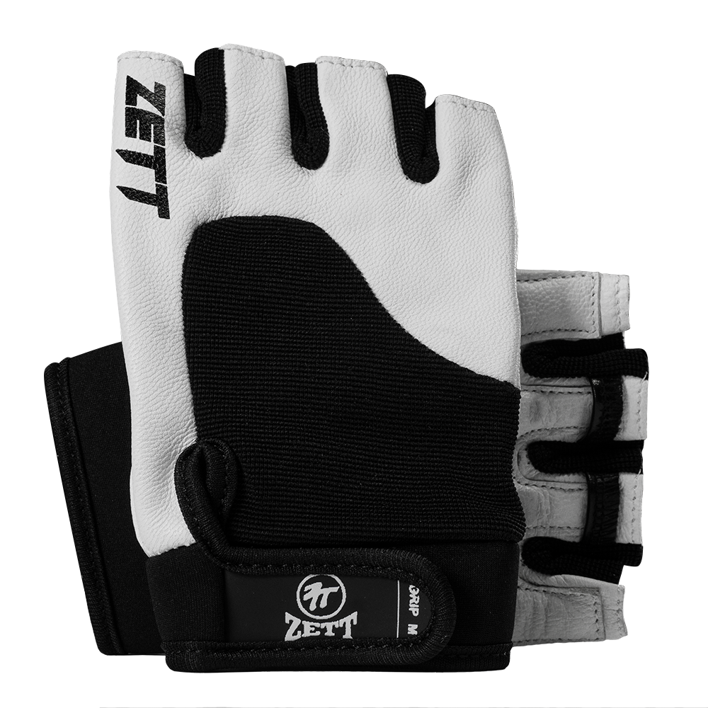 Zett grip gym gloves, front view