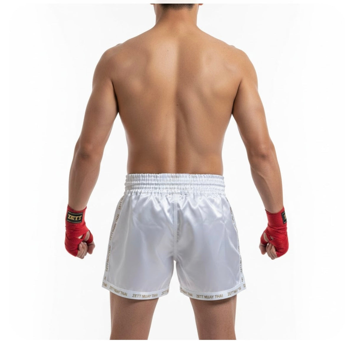 Zett Muay Thai shorts, detail view