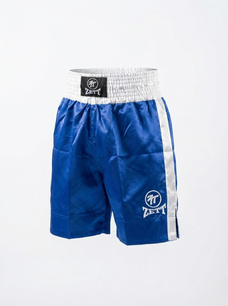 Zett Boxing Shorts in silk mesh, side view