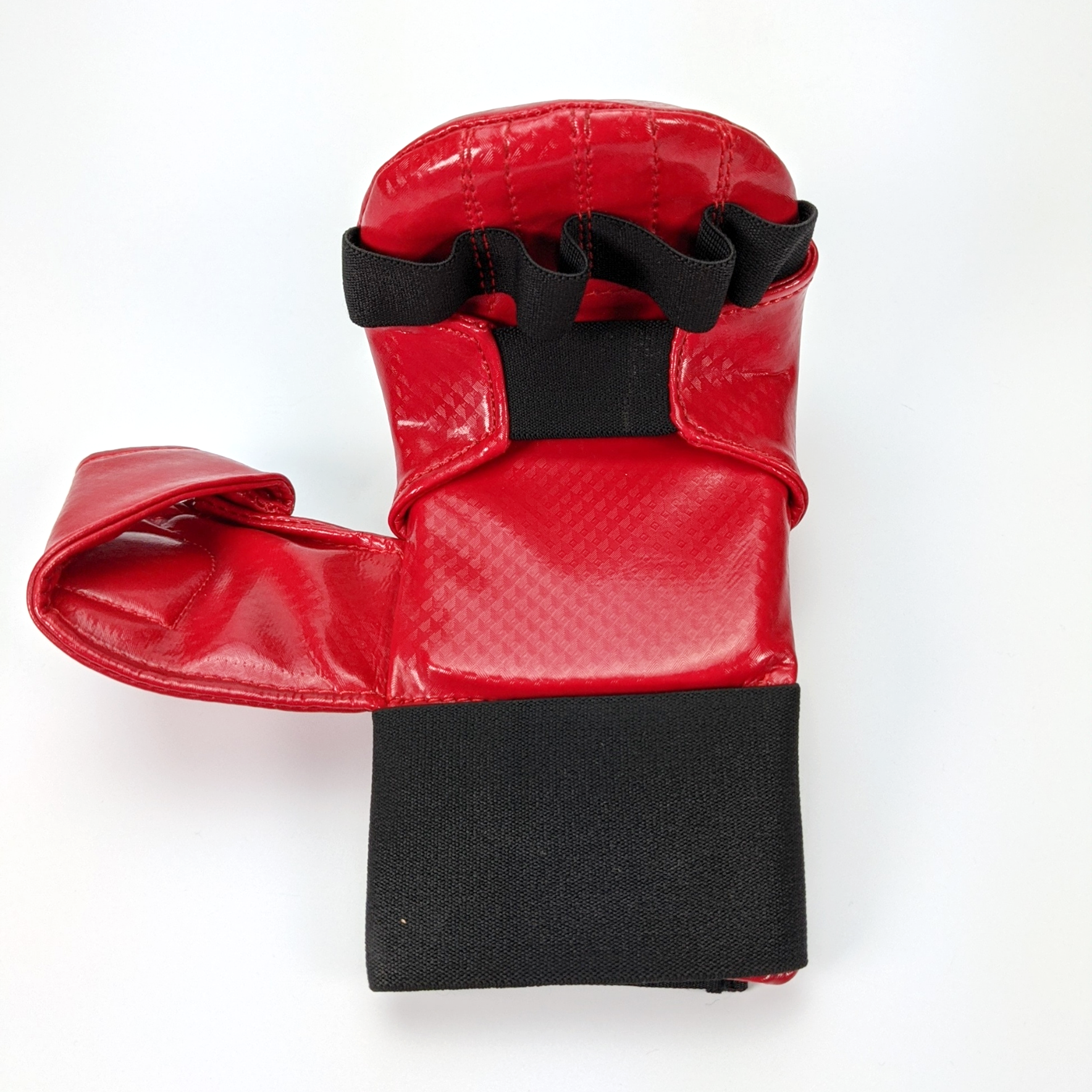 Zett Karate open hand gloves in blue