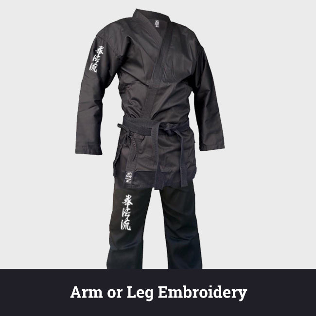 Zett custom arm or leg embroidery placement guide