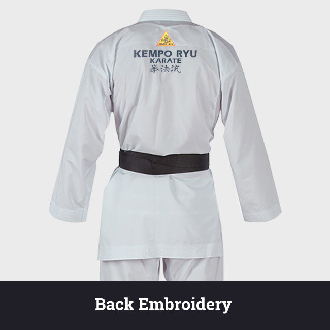 Zett custom back embroidery placement guide