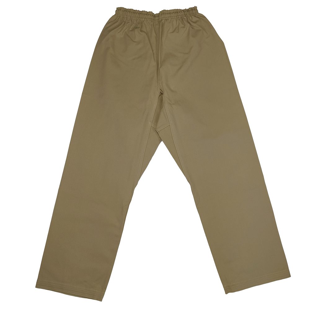 Zett Khaki karate uniform, detail view