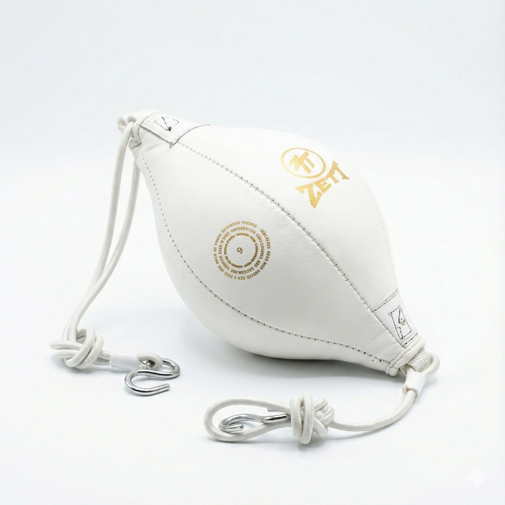 Zett floor to ceiling ball in genuine leather, front view