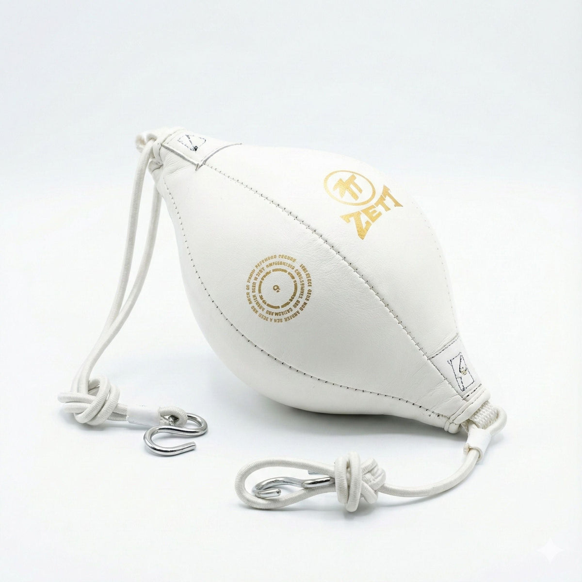 Zett floor to ceiling ball in genuine leather, front view