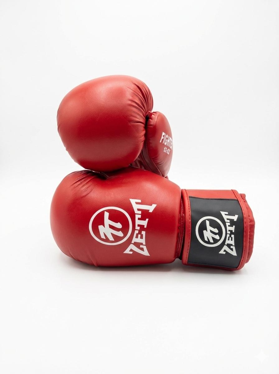 Zett Fighter boxing gloves, palm view