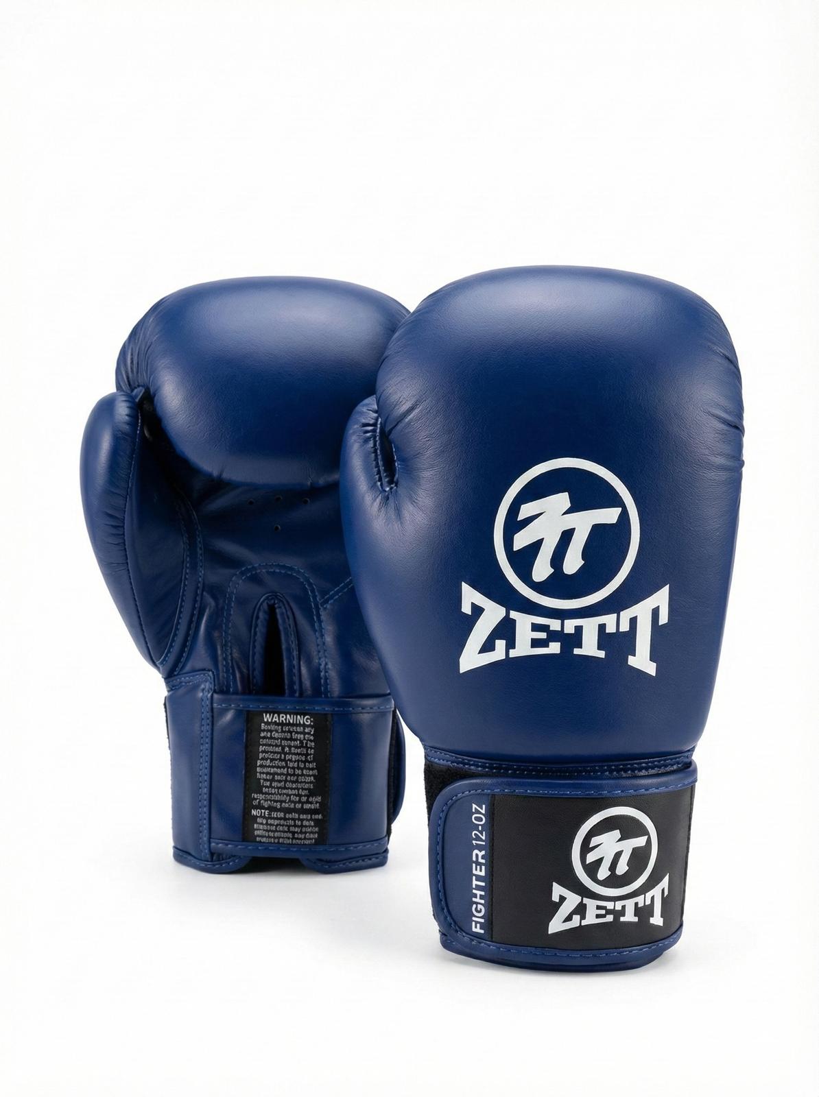 Zett Fighter boxing gloves, angled view