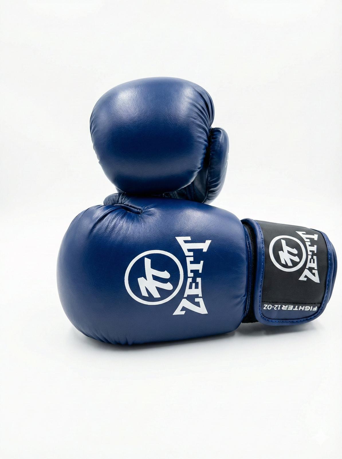 Zett Fighter boxing gloves, close-up