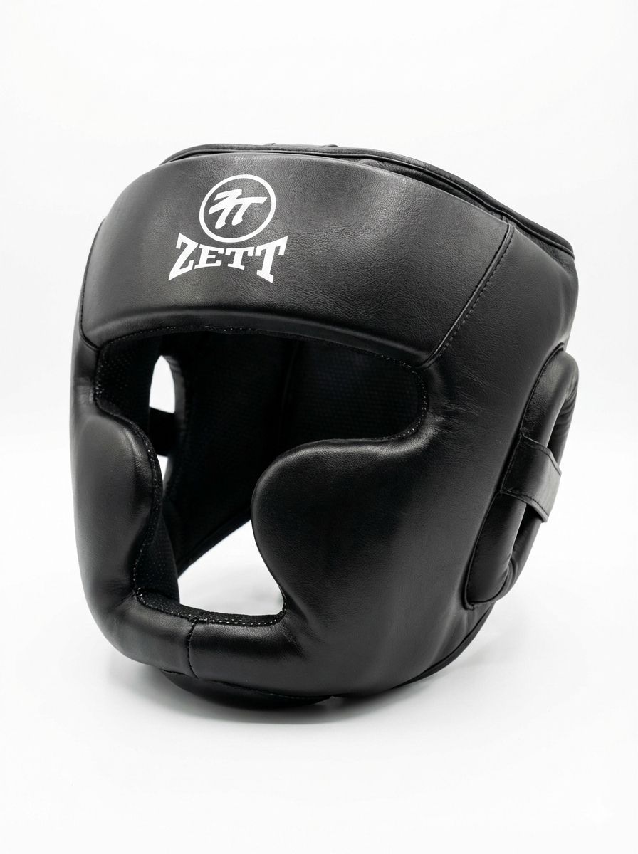 Zett Classic V2 boxing head guard, front view
