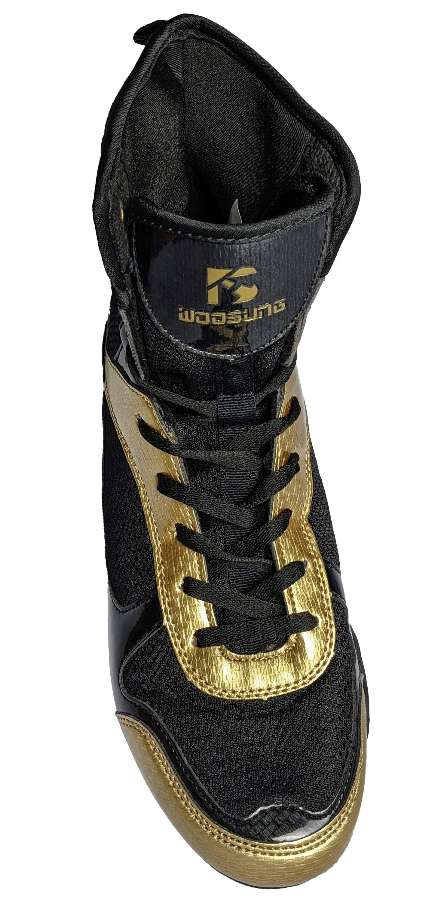Zett Wodsung boxing shoes, on feet