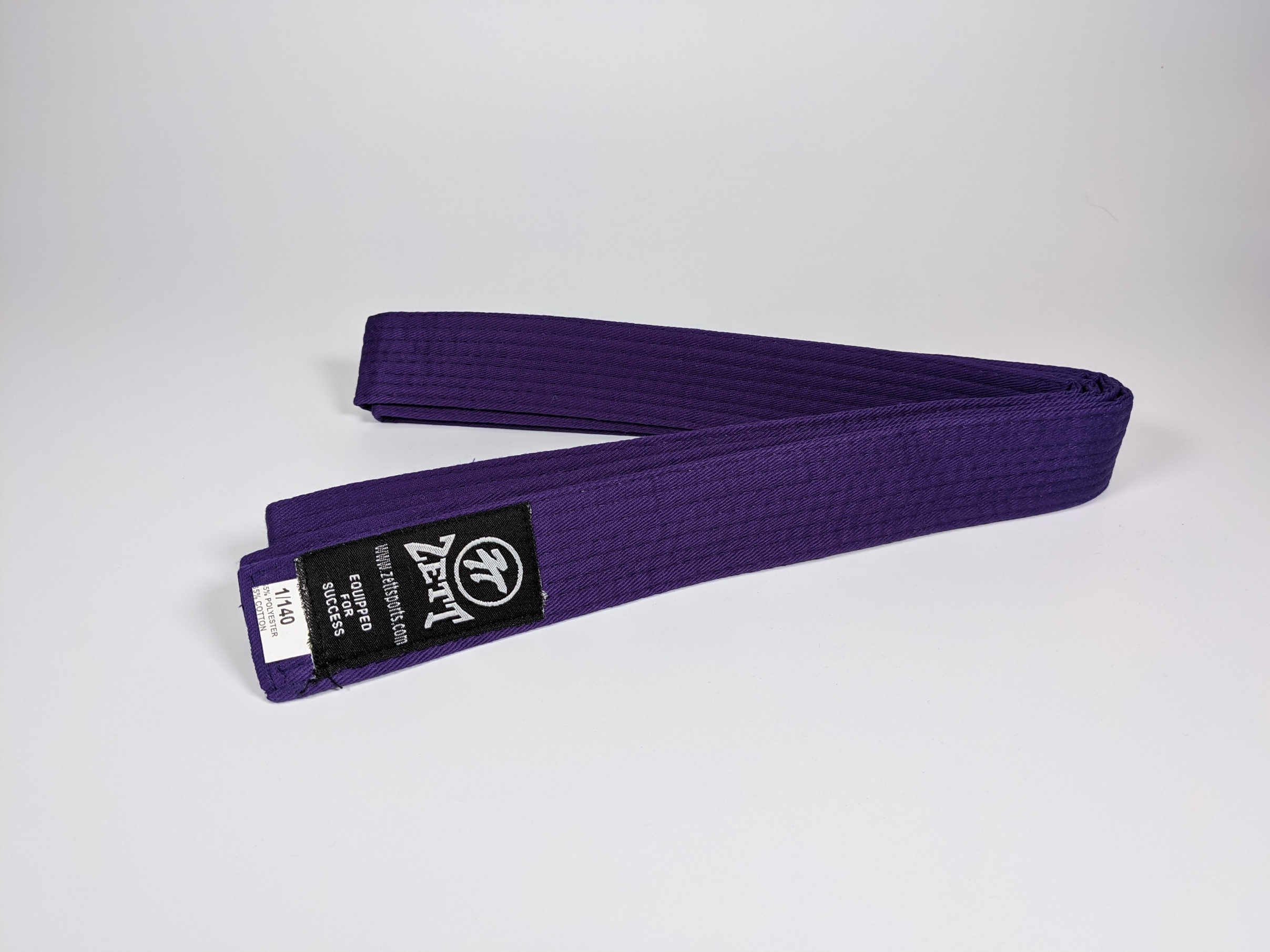 Zett full colour martial arts belt, view 7