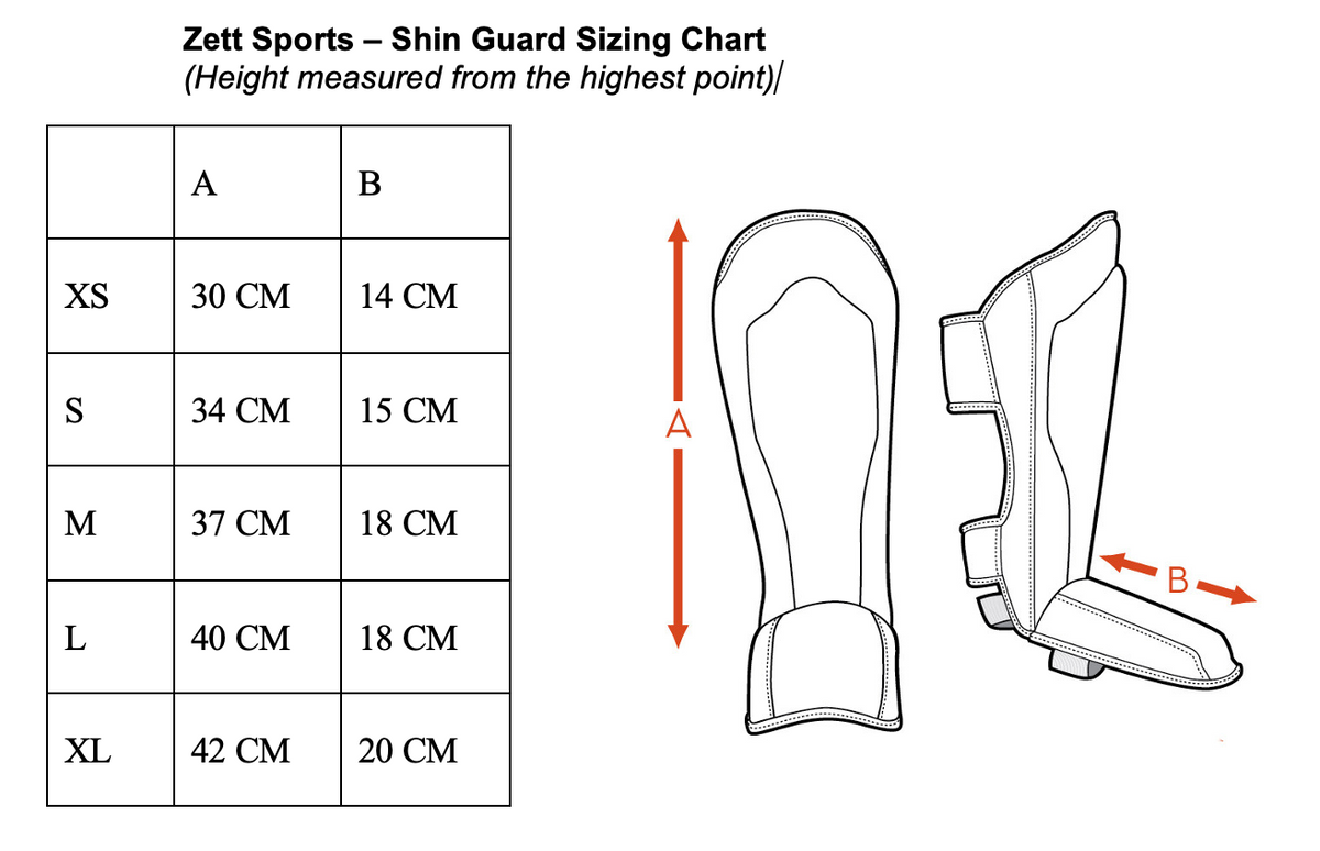 Zett Pro kickboxing shin insteps, detail