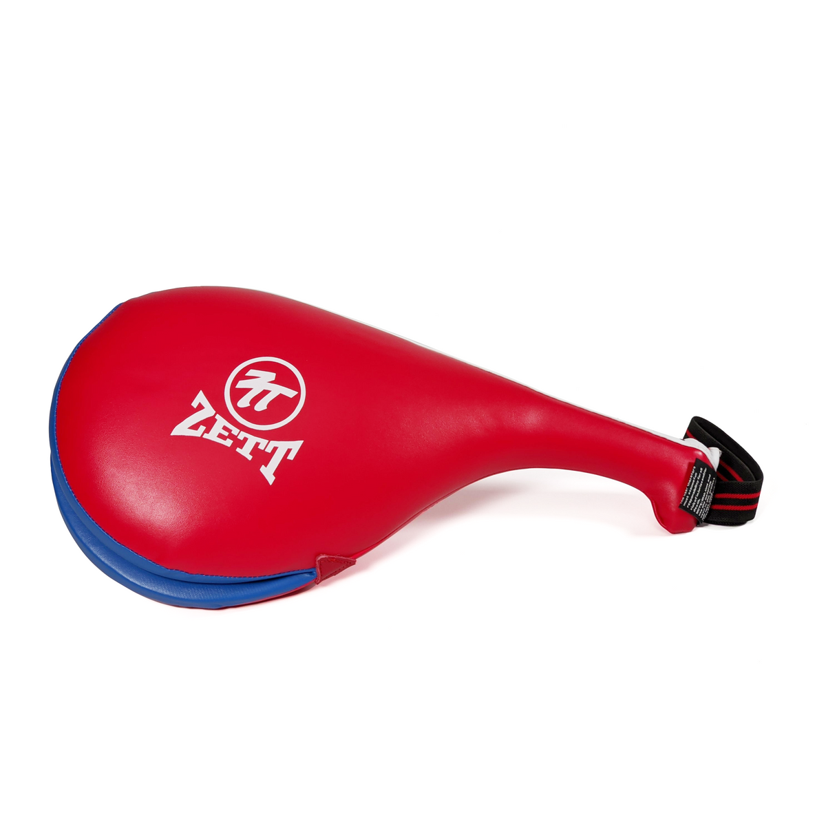 Zett double clapper paddles, side view