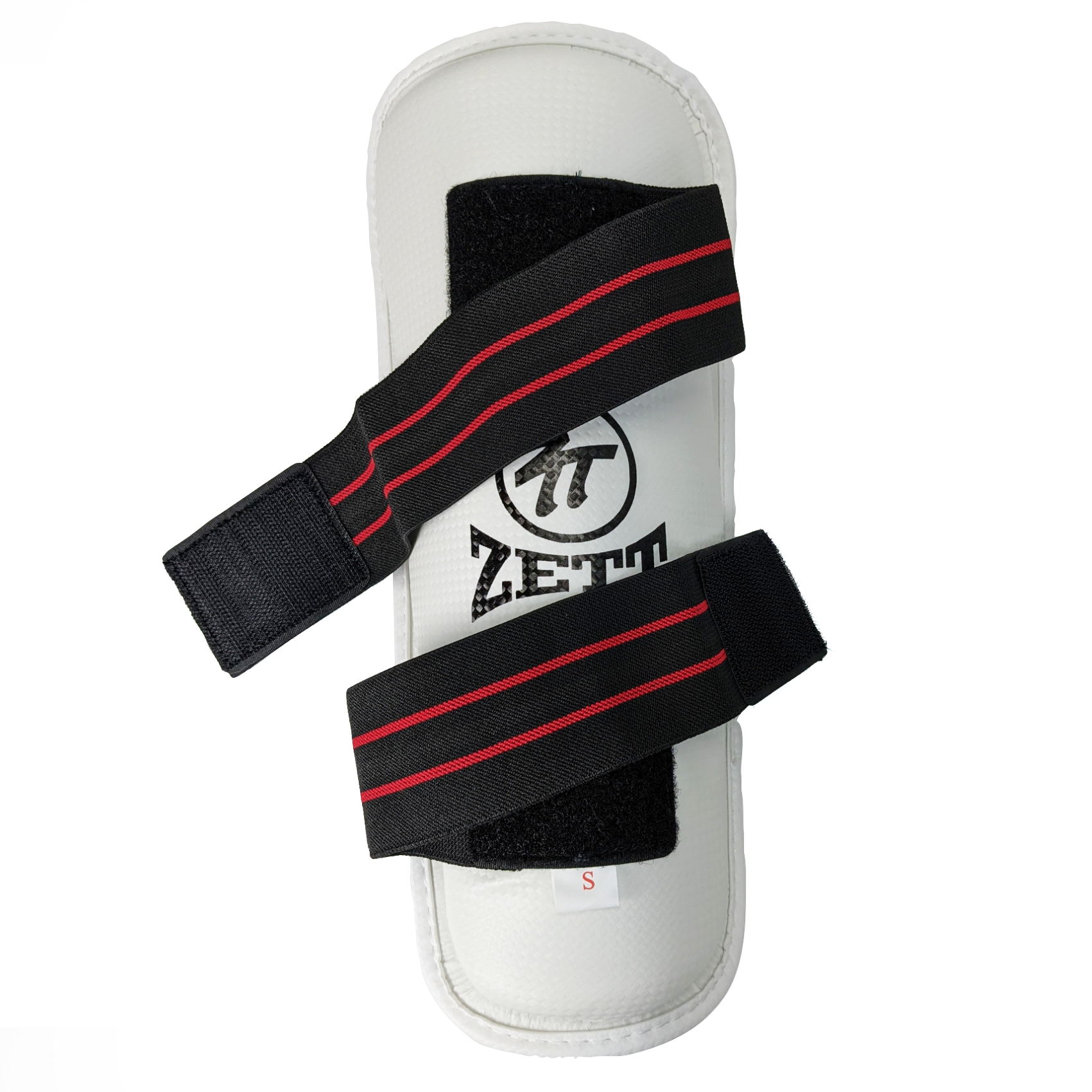Zett TKD Fighter shin guards, back view