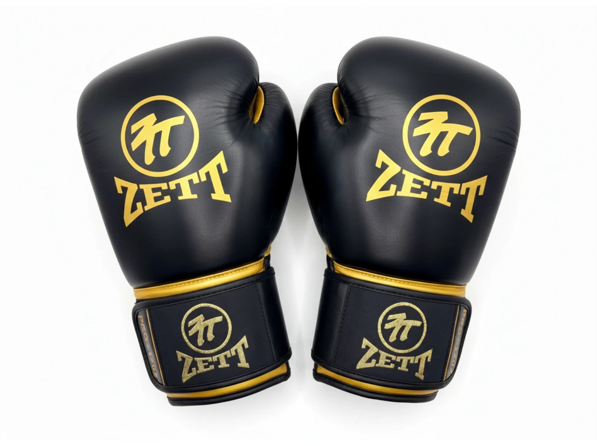 Zett Pro Leather boxing gloves, front view