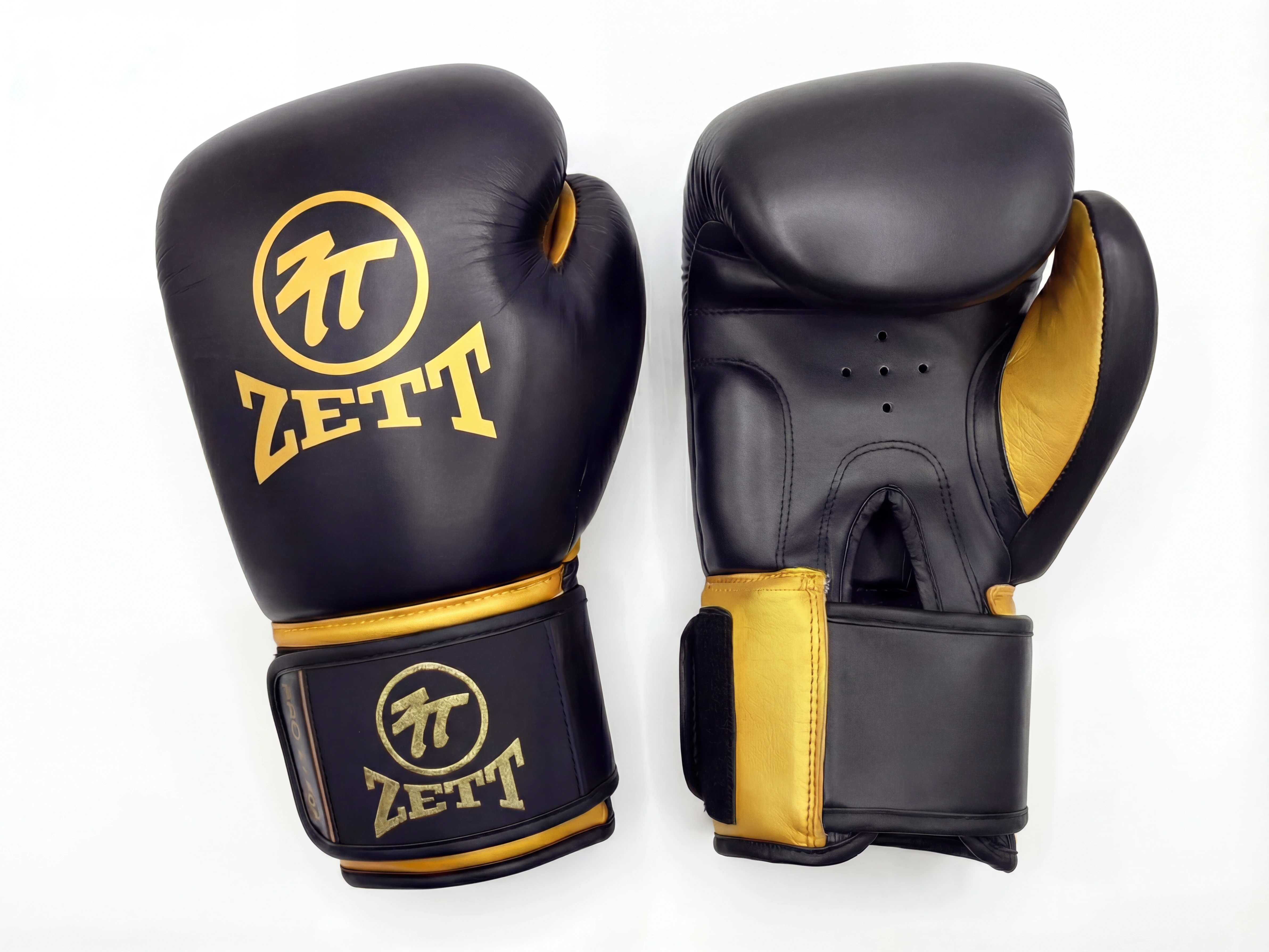 Zett Pro Leather boxing gloves, side view