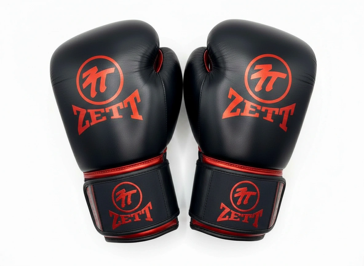 Zett Pro Leather boxing gloves, detail view