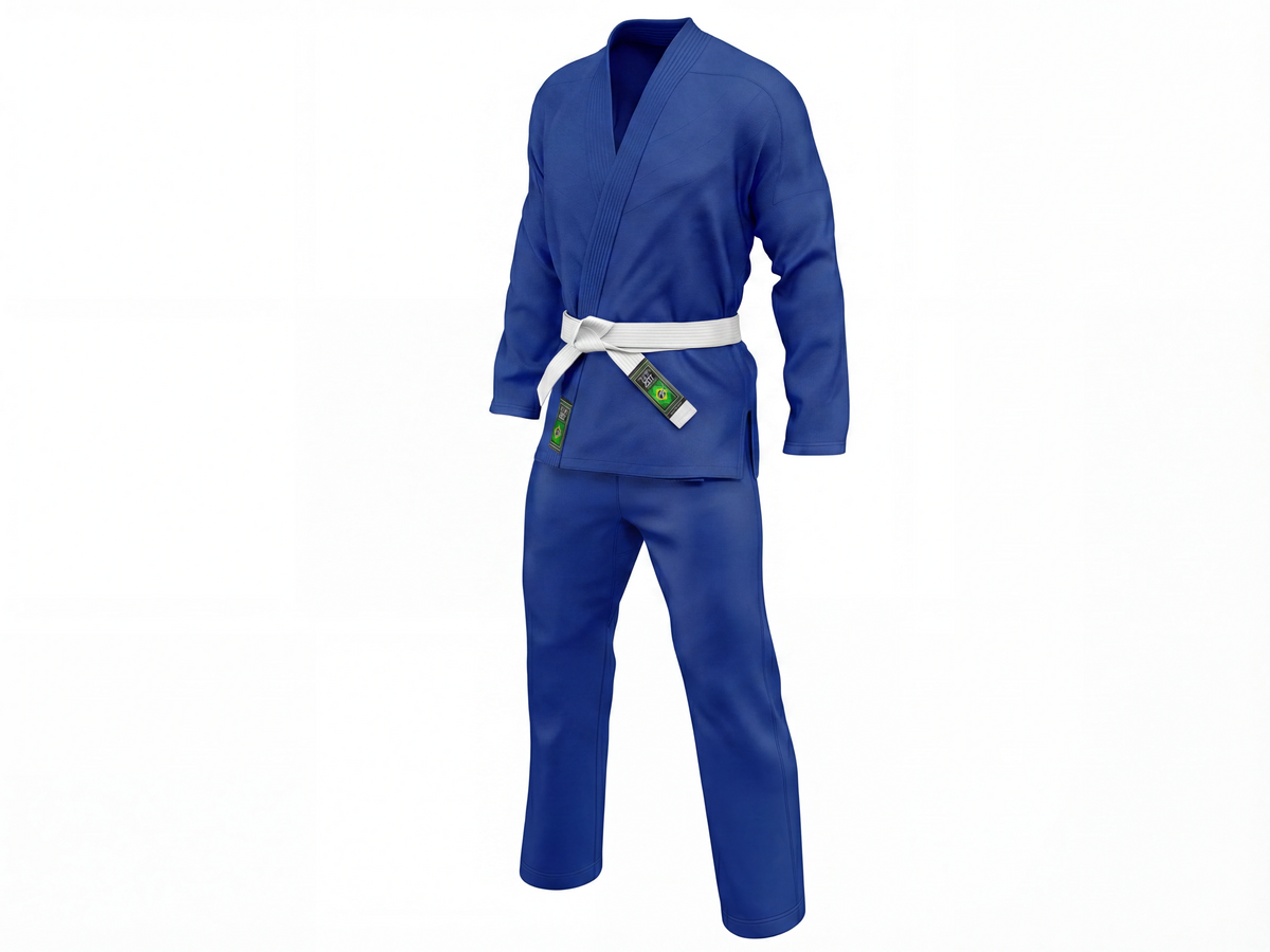 Zett Heavy BJJ kids uniform V2 in blue