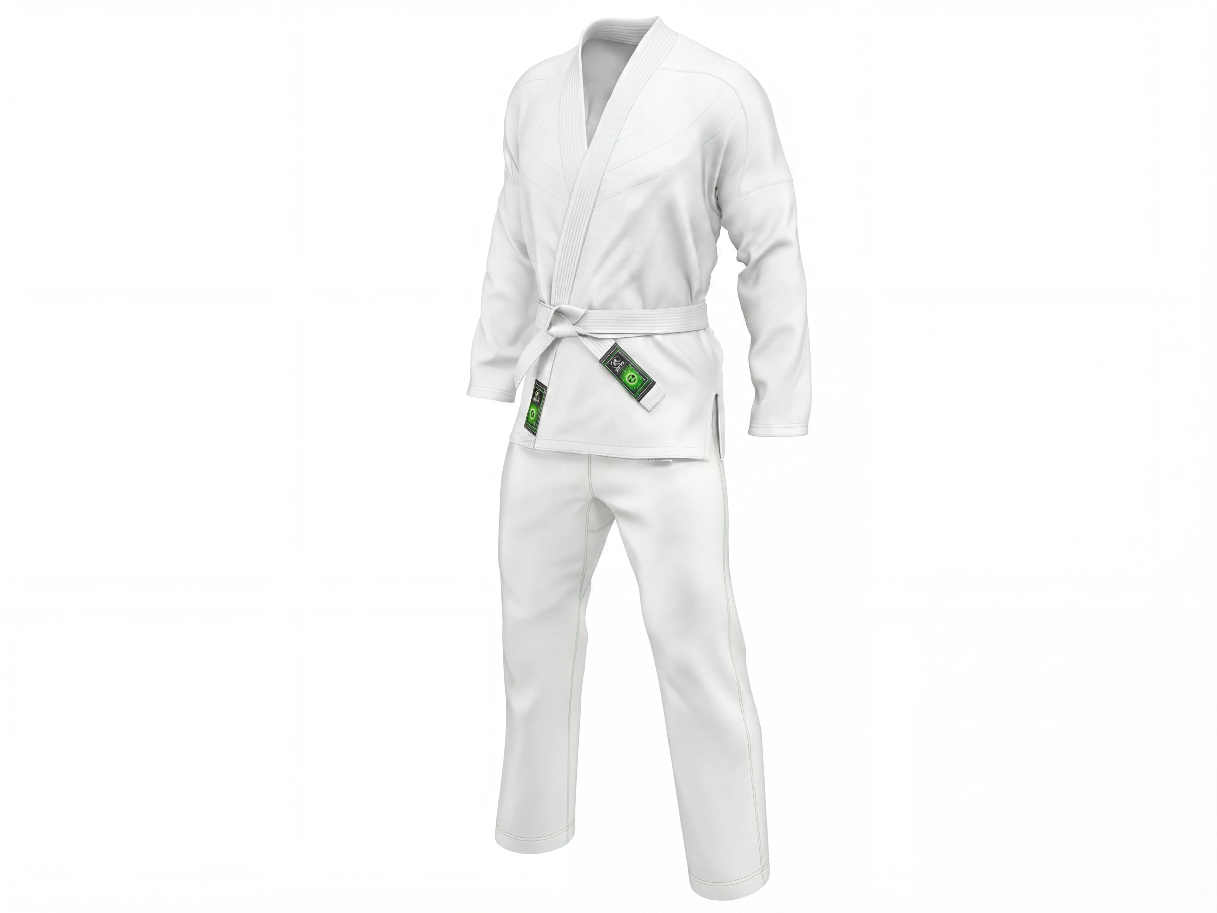 Zett Heavy BJJ kids uniform V2 in white
