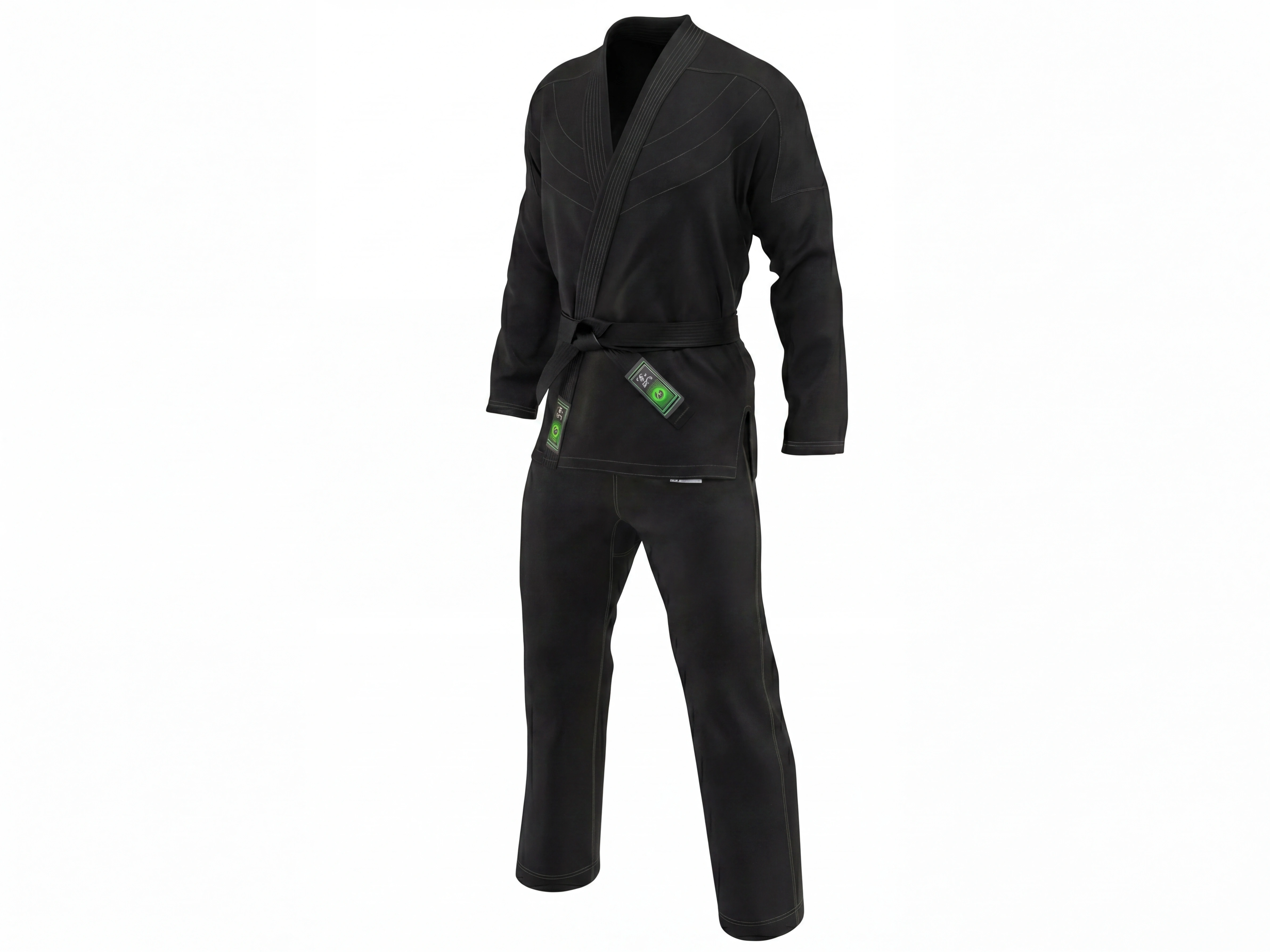 Zett Heavy BJJ kids uniform V2 in black