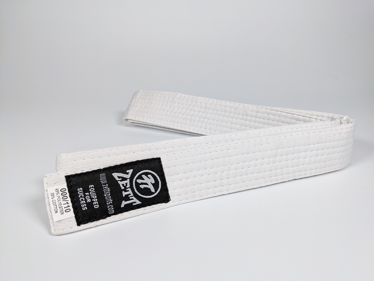 Zett full colour martial arts belt, view 8