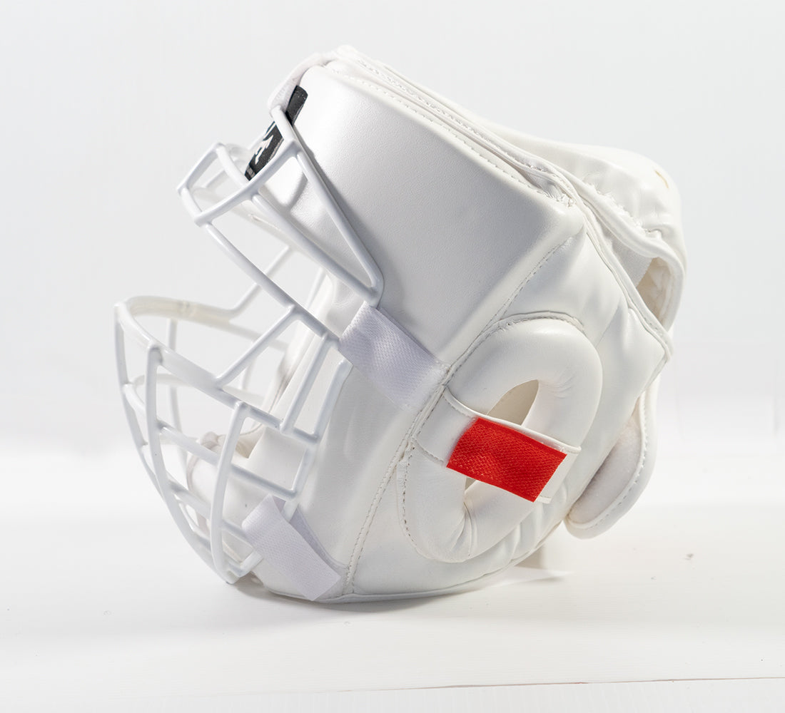 Zett metal cage head guard, view 3