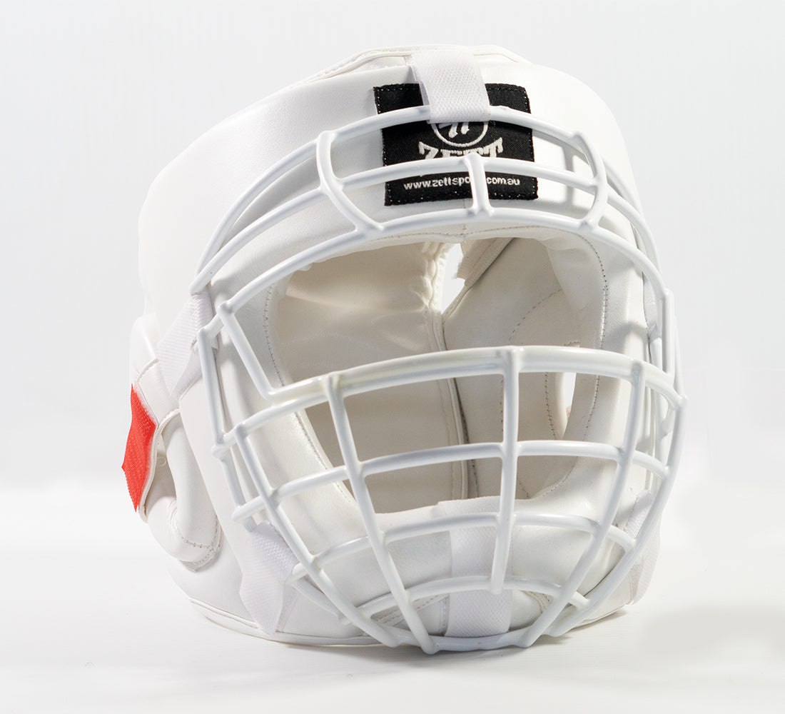 Zett metal cage head guard, view 5