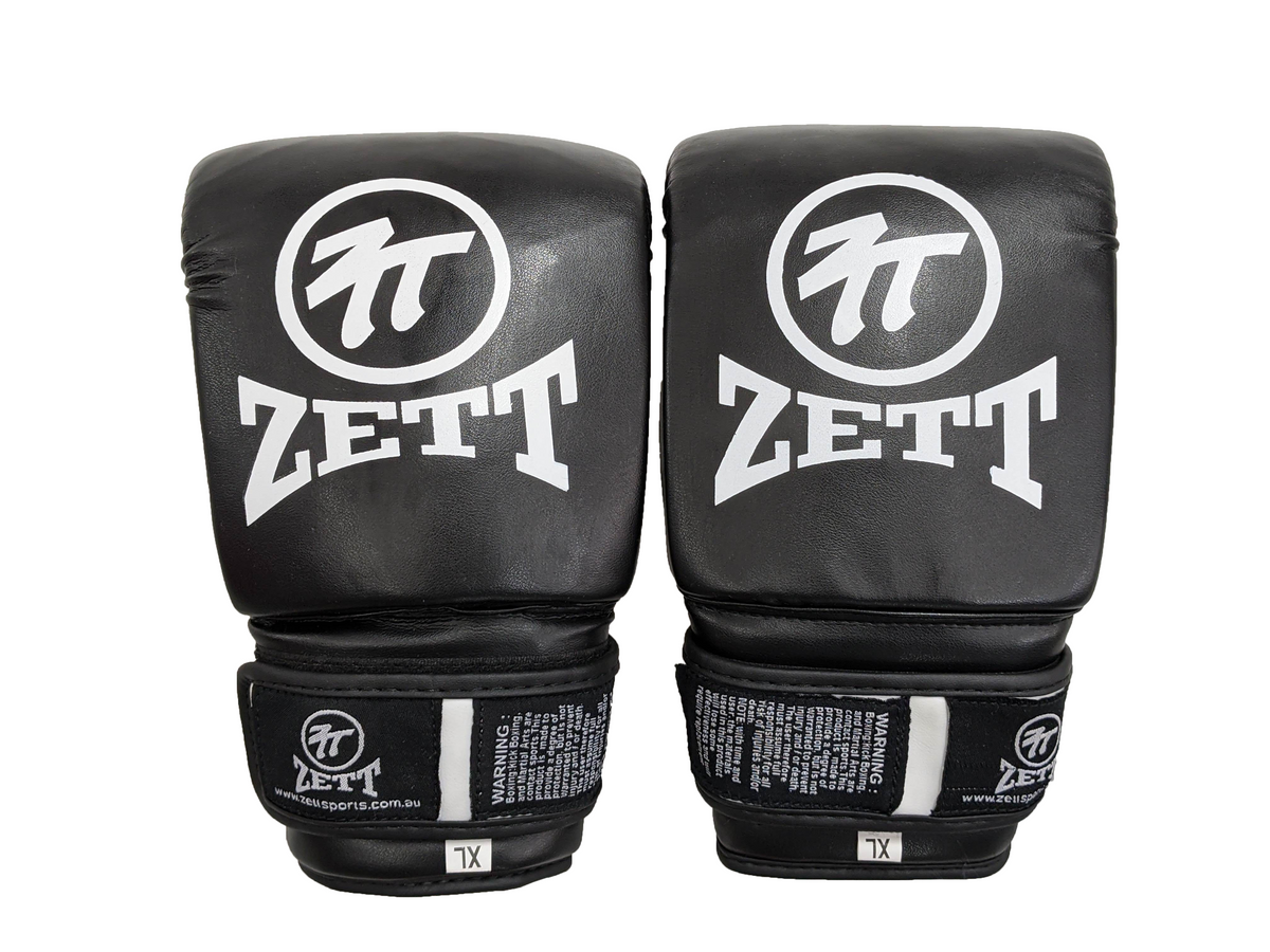 Zett Bag Mitts in leather, palm view