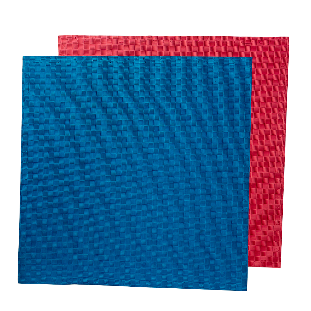 Zett 3cm EVA foam jigsaw mat in red and blue