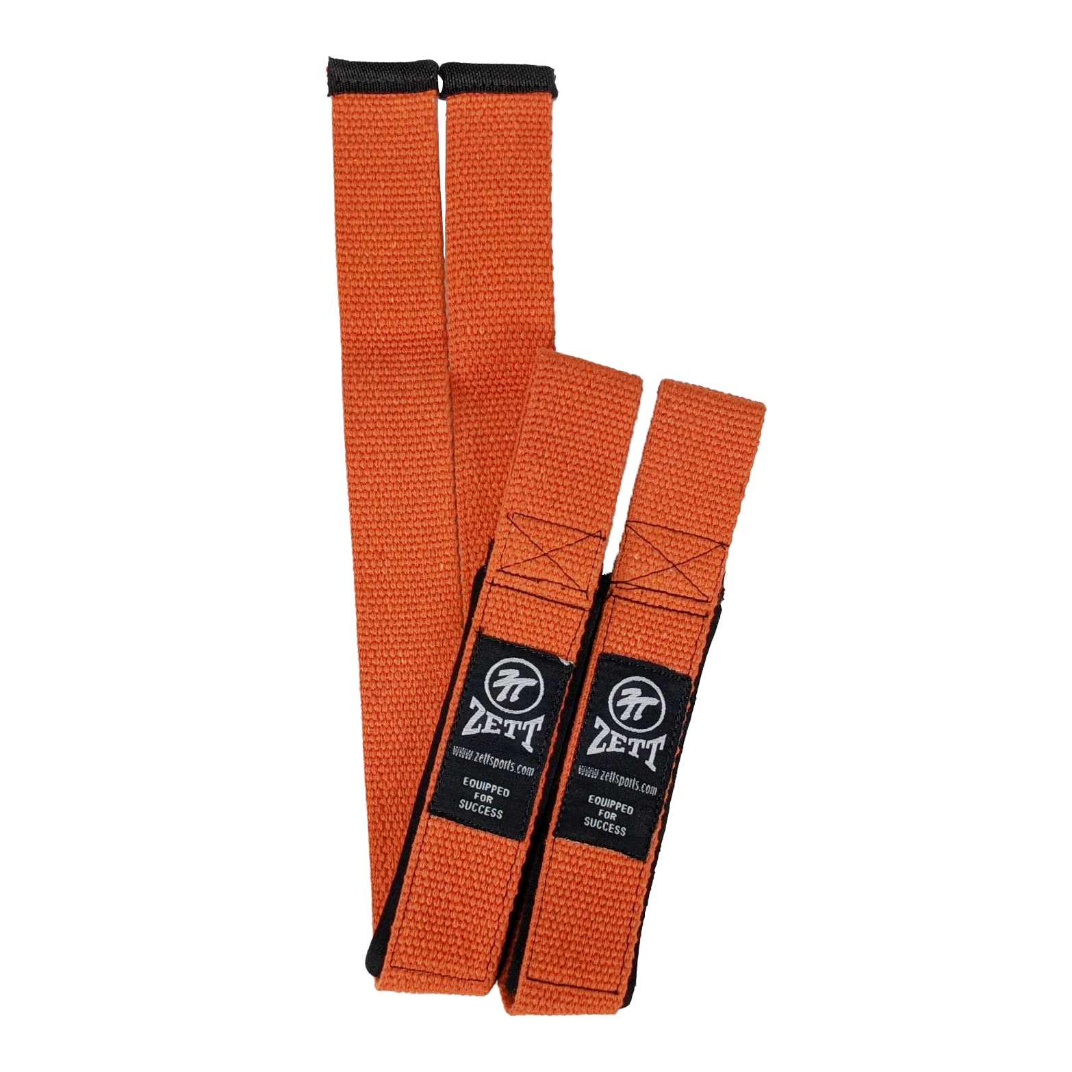 Zett power lifting straps in brown