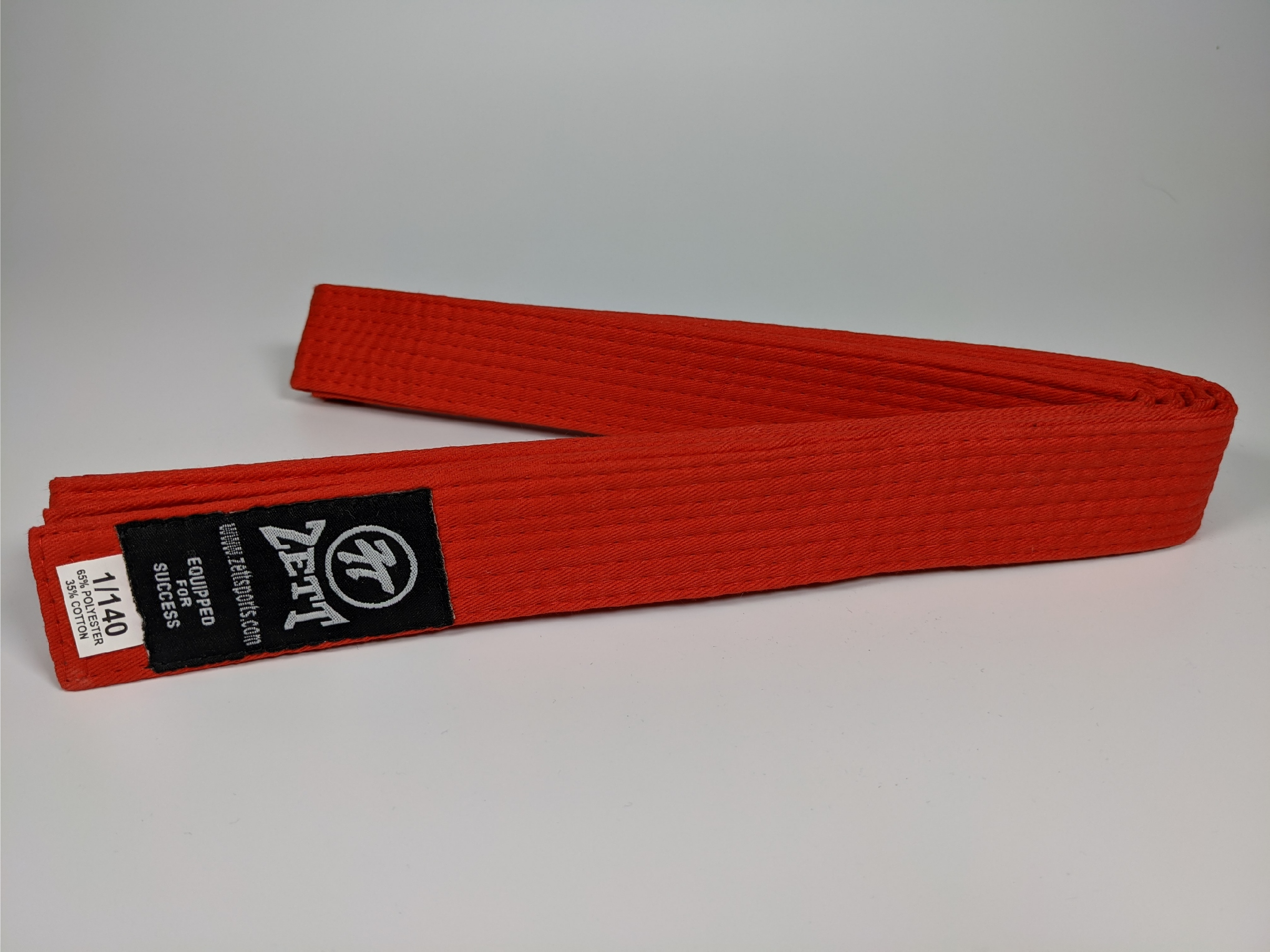 Zett full colour martial arts belt, view 10