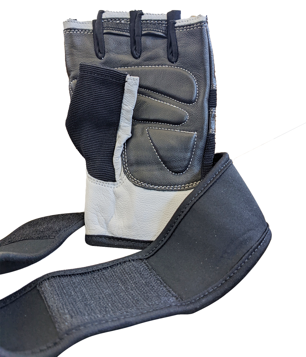 Zett support gym gloves with wrist support, pair