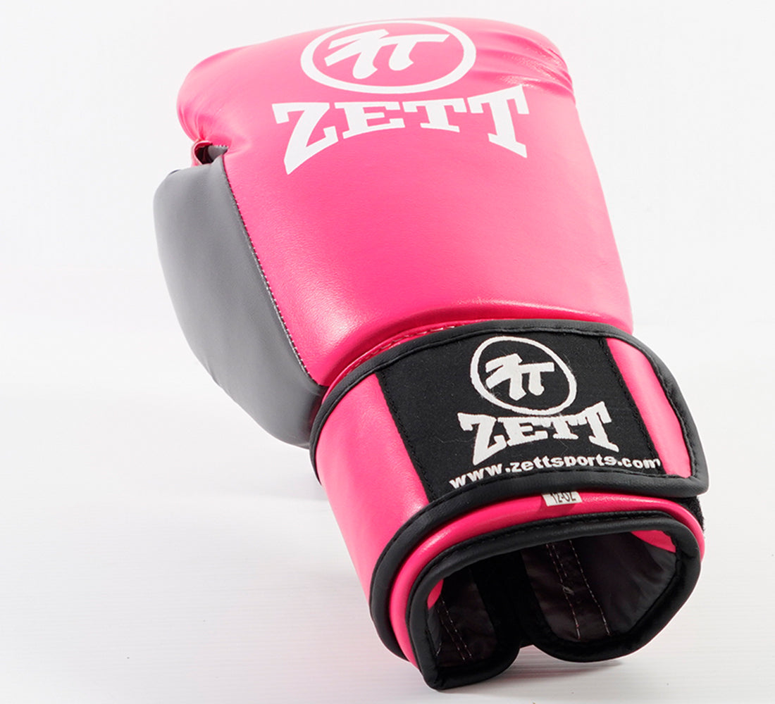 Zett Classic boxing gloves in black, top view