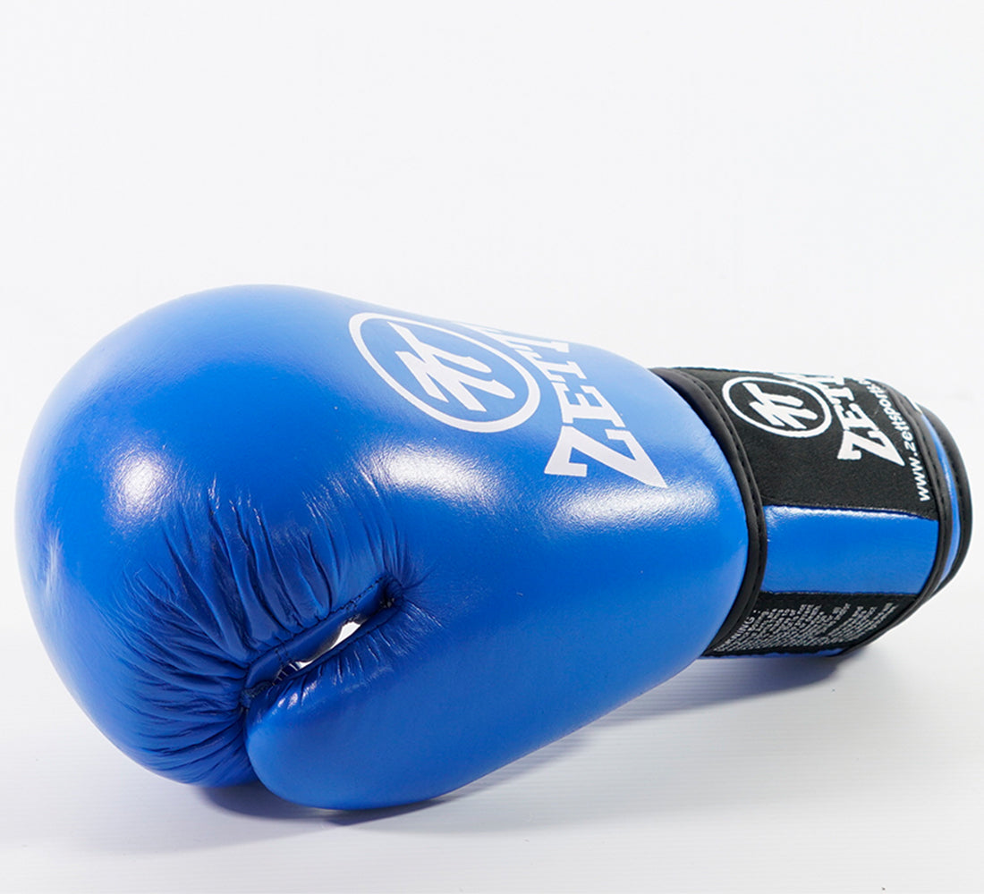 Zett K.O leather boxing gloves, rear view