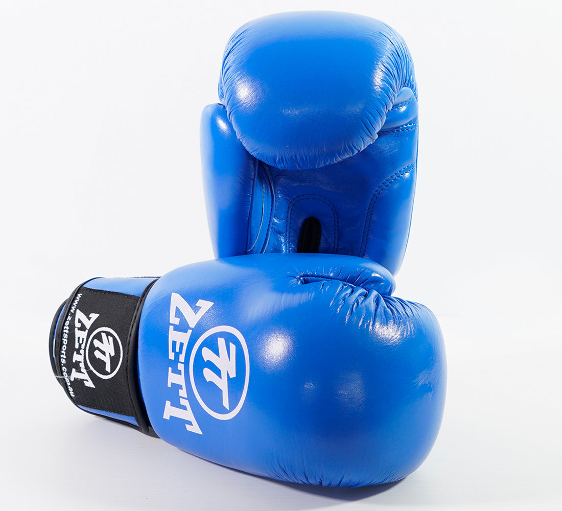 Zett K.O leather boxing gloves, front view