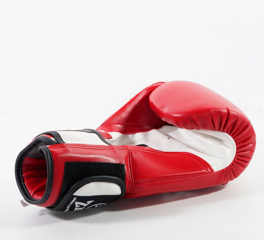 Zett Classic boxing gloves in black, rear view