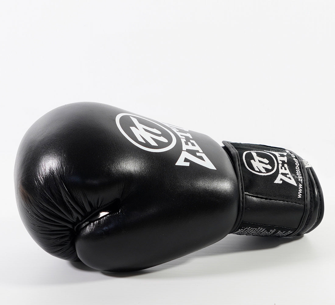 Zett K.O leather boxing gloves, side profile